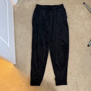 Women's velvet Black Jogger Pants